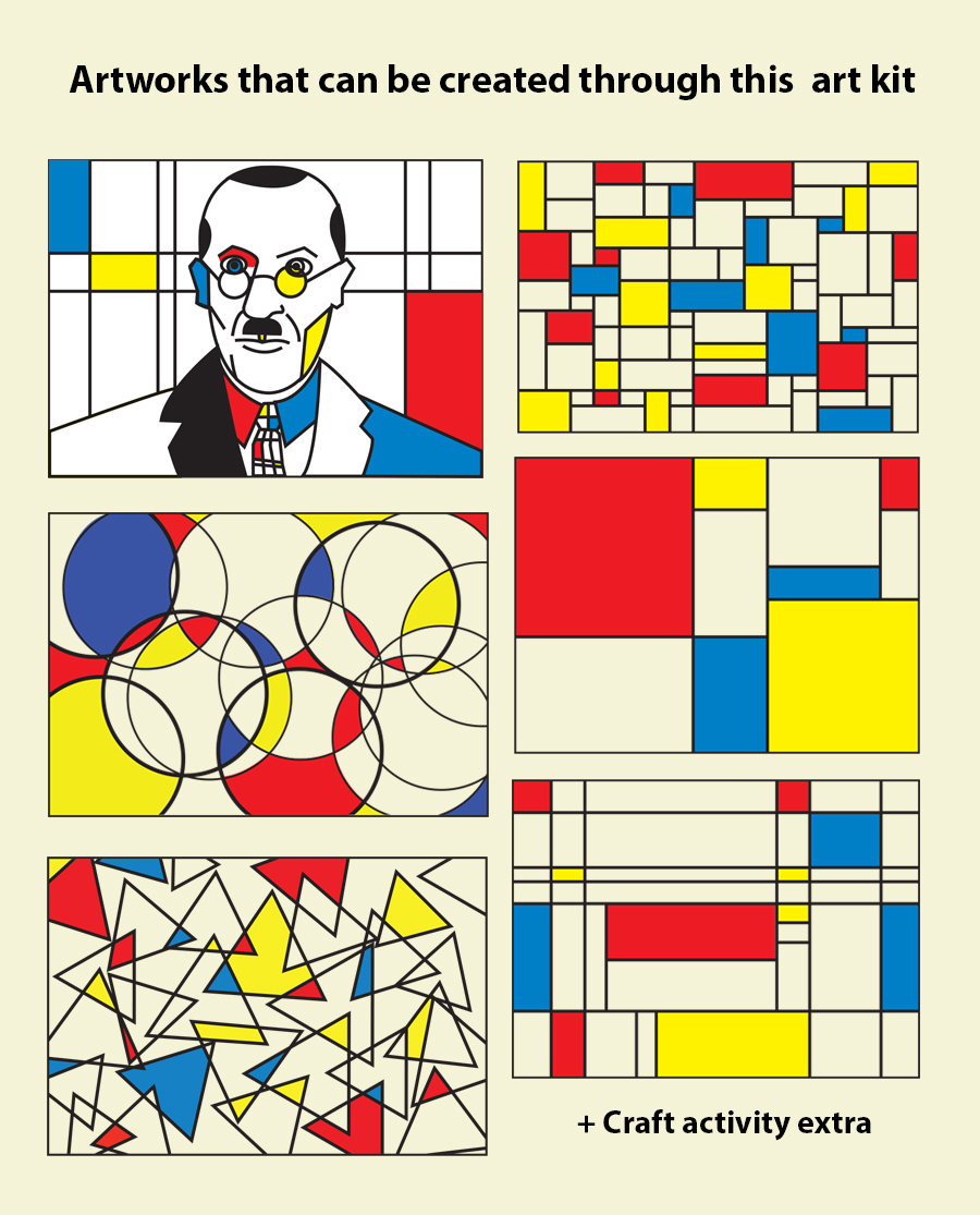 Know Your Art - DIY Kit - Piet Mondrian